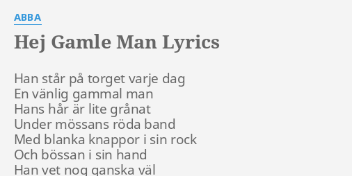 Varför gör du det med honom lyrics