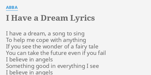 Dream on lyrics