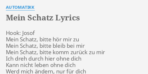 Bitte komm in mir