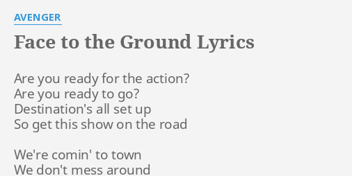 Lyrics on the ground Rose