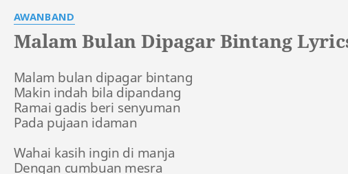 Bintang bulan lirik lagu Lirik Lagu