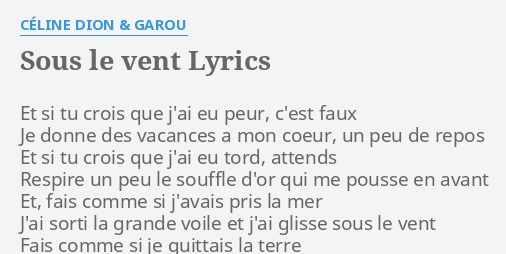 Maison Et Jardin Elle Est Comme Le Vent Vintage Cœur Citation Chanson Lyric Imprimer Pi