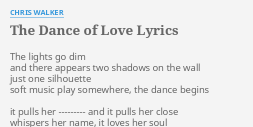 Love by chris to me someone walker lyrics Someone To
