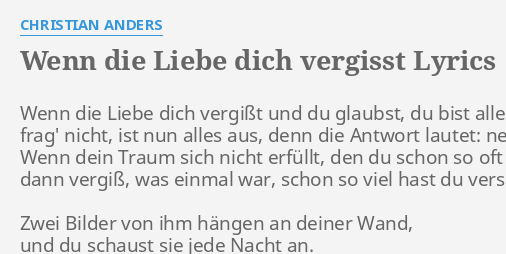 Download Vergiss was dich vergisst Free