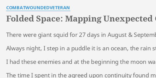 "FOLDED S***E: MAPPING UNEXPECTED ORDINANCE" LYRICS by 
