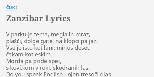 zanzibar-lyrics-by-uki-v-parku-je-tema
