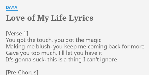 Lifes gonna suck lyrics
