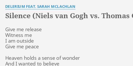silence niels van gogh vs thomas gold remix
