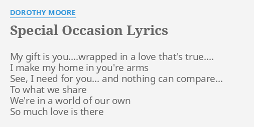 Occasion avenue lyrics