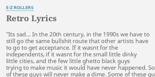 retro-lyrics-by-e-z-rollers-its-sad-in-the