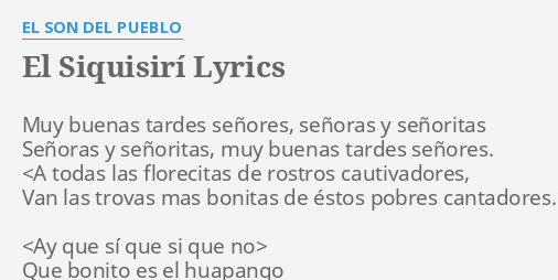 EL SIQUISIRÍ