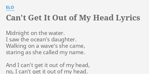 can't get him out of my.head lyrics
