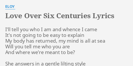 Centuries Lyrics