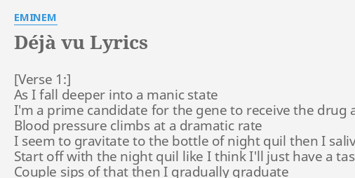 Lyrics dejavu Justin Bieber