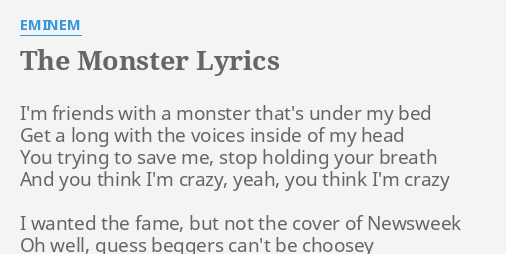Century equal monster lyrics