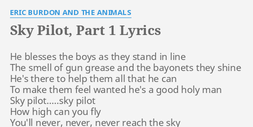 SKY PILOT, PART 1