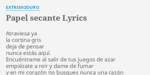papel secante extremoduro papel secante extremoduro