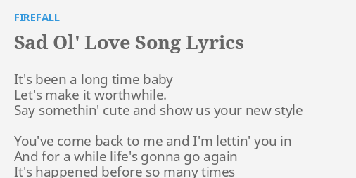 Love Me Long Time Song Lyrics