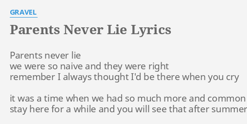 parents lie lyrics