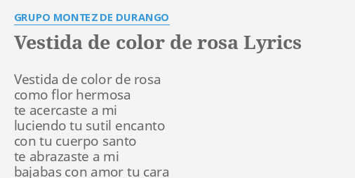 VESTIDA DE COLOR DE ROSA