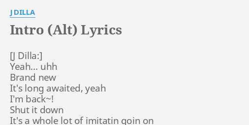 intro alt j lyrics