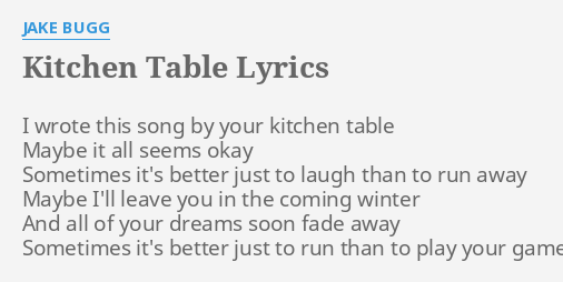 skyzoo kitchen table lyrics
