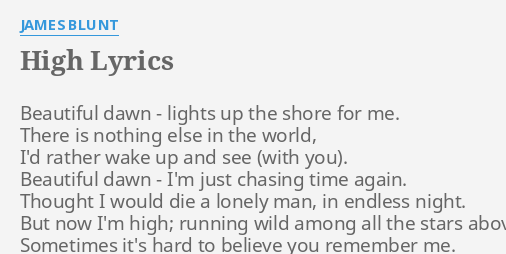 James Blunt Lyrics
