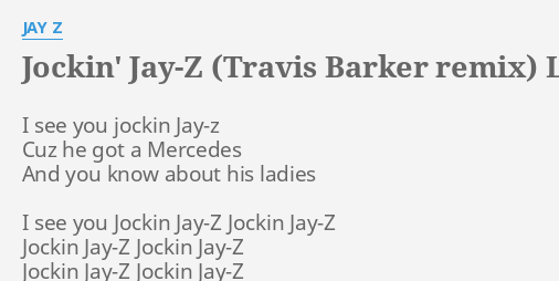 jockin jay z travis barker remix