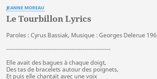 elle avait des bagues paroles elle avait des bagues paroles