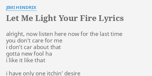 hey mama let me light your candle lyrics