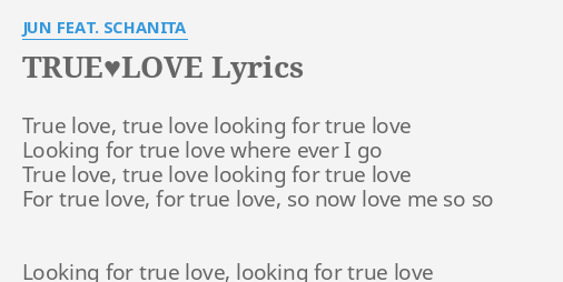 Our Love Is True Lyrics - Sybrina - Only on JioSaavn