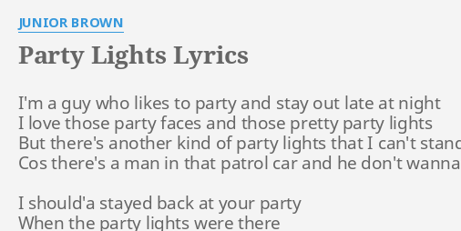 Party With The Lights On Lyrics Minimalist Interior Design