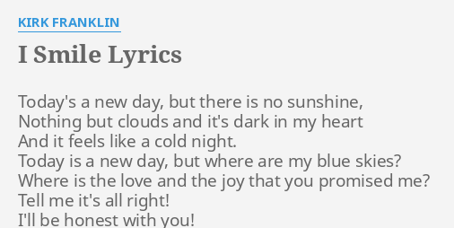 Love Kirk Franklin Lyrics - LyricsWalls