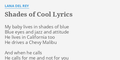 Lana Del Rey - Shades Of Cool // Tradução 