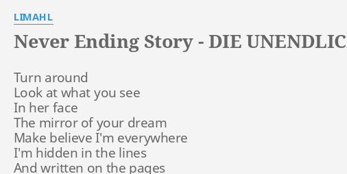 limahl die unendliche geschichte never ending story text