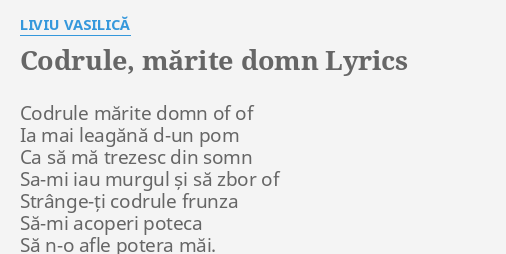 codrule marite domn