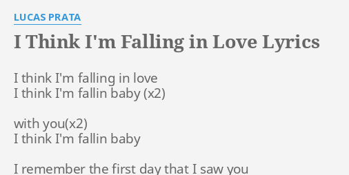 am I falling in love? #edit #spotify #lyrics #moment #fyp #tiktok #xyz, are you falling in love