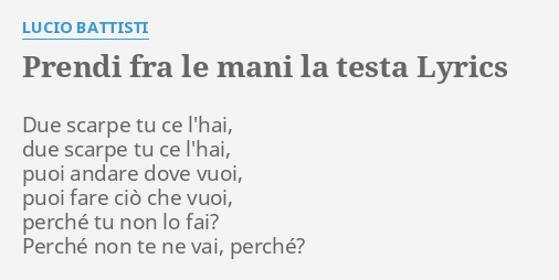 Le scarpe tu ce l'hai store