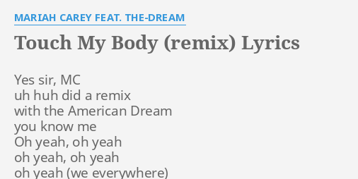 Body remix lyrics