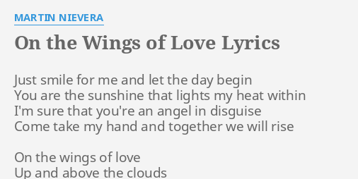 on the wings of love karaoke martin nievera