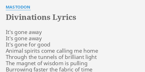 DIVINATIONS