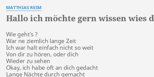 Get Ich moechte wissen For iPhone Free