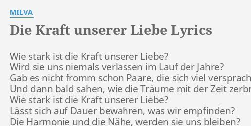 mit aller kraft lyrics chords