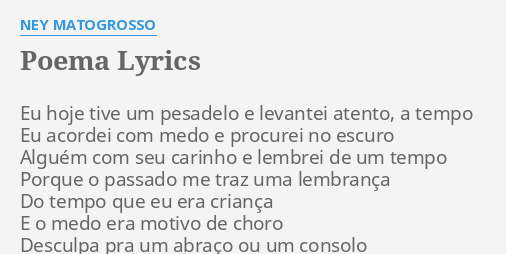 Ney Matogrosso – Trapaça Lyrics
