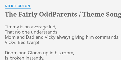 odd parents lyrics