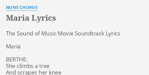 sound of music how to solve a problem like maria lyrics
