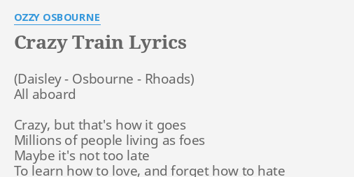 ozzy osbourne all aboard ringtone