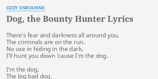 ozzy osbourne song lyrics
