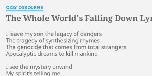 crack in the sky lyrics ozzy osbourne