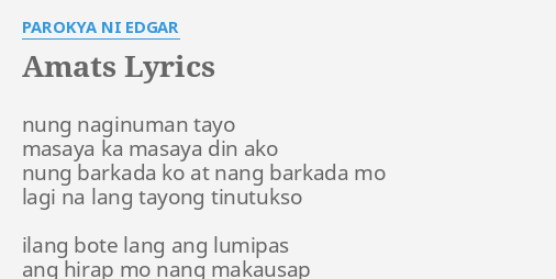 amats parokya